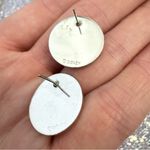 Disney Vintage Gold and Silver Mickey Mouse Round Earrings Photo 4