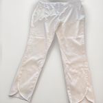 Isaac Mizrahi  White‎ Denim Raw Hem Pants Size 20W Tall Photo 0