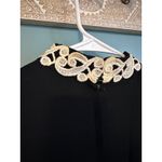 1960s Modette Vintage Mod Black Long Sleeve Sheath Dress Photo 4