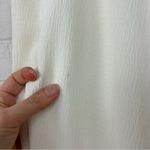 Natori NWT N White Cream Textured Wide Leg Pants Size XL FLAW Photo 7