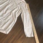 Habitat  Clothes to Live In Artsy Lagenlook Top 100% Cotton Knit White Size Small Photo 4