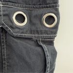 Hot Topic  Black White Contrast Grommet Carpenter Pants size 11 wide leg relaxed Photo 6