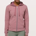 Lululemon  Catch‎ a Moment Zip Hoodie Sweatshirt in Heathered So Merlot Size 2 Photo 2