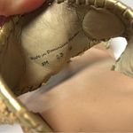 Jack Rogers Jacks Demi Wedge Sandals Gold Thong Sandal with Stacked Wedge Photo 4