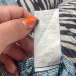 Leslie Fay Vintage Plaid Button Down Skirt Set Blue 12 Photo 5