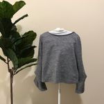 Leith  Imitation Pearl Detail Statement Sleeve Knit Top Size S Photo 3