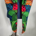 Colorful Yoga Capri Leggings Made in Columbia Red Size XXS Photo 5