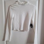 Jolie & Joy White Textured Crop Top NWT Sz M. 5068 Size M Photo 0