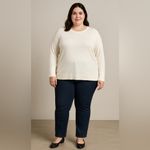 Investments White Long Sleeve Sweater size 3x NWT Photo 1