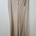 Classiques Entier  Wide-Leg Khaki Trousers Straight Leg Dress Pants Size 4 NWT Photo 0