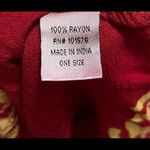 Sante red short sleeve dress with gold detail one size Size undefined Photo 4