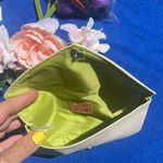 Ipsy  Makeup Cosmetic Makeup Travel Bag Cream Snakeskin Empty NWOT Photo 2