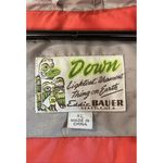 Eddie Bauer Beige Gray Women Insulated Goose Down Fur Collar YUKON EB550 Vest XL Photo 7