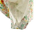 Anthropologie  Peregrine Romper Floral Flutter Sleeve Romantic Size XS Coquette Photo 6