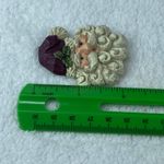 Old World Look Santa Tie Tack Pin Brooch Jewelry Curly Beard Cap Vintage Photo 11