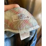 Size M//Y2K Denim and Plaid Low Rise Mini Skirt Photo 3