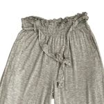 Chaser NWT Paper Bag Waist Jersey Soft Wide Leg Heather Gray High Rise Pants M Photo 10