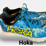 Hoka  Blue and Yellow Running Shoes size 9 Photo 0