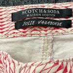 Scotch & Soda Skinny Jolie Vagabonde Pants, red and white pattern, size 10 or 30 Photo 2