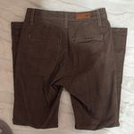 AG Adriano Goldschmied AG jeans Tailored Kinsley Trouser brown red detail size 24 high rise crop boot Photo 5