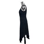 INC International Concepts Silk Polka Dot Midi dress. Retro Pinup Rockabilly 6 Photo 3