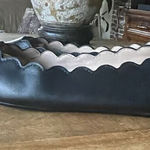 Adrienne Vittadini NWOT BLACK LEATHER FLATS SIZE 7.5 Photo 0