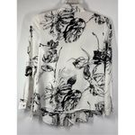 Chico's A16 -  Bloom Sketch Scarf Front Pullover Long Sleeve Blouse Size 0/X Smal Photo 8