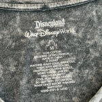 Disney  Women’s Gray Marble Embroidered‎ Mickey Mouse Cotton Shirt Medium Photo 6