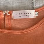 Sign Here Signature Clothing drop waist dress in pastel peach. Photo 5