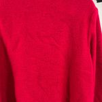 Chico's Chico’s 2 M 12 red black cape jacket 100% wool winter business casual Holiday Photo 2