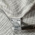 Xirena Top Small White Gauzy Lightweight Coastal Peasant Boho Vacation Resort Photo 3