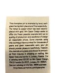 Vintage Green Gold Copper Enamel Gold plated Lobster pin by a special Alaska co Photo 3