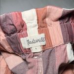 Madewell  Belted Paperbag Shorts in Luna Stripe Dark Cabernet Photo 10