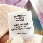 Feat Tie Dye Pullover Blanket Soft Hoodie Mid Weight Sweatshirt Rainbow White Photo 5