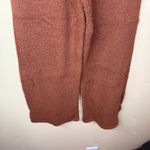 Reformation Isle Organic Cotton Knit Cozy Pants - Brown Size XS Comfy Wide Leg Photo 7