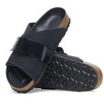 Birkenstock Sandals Kyoto Size 37 N Black Nubuck Leather NEW w Box Adjustable Photo 2