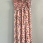 NWT Kos Resort Lace Floral Smocked Maxi Dress Photo 6