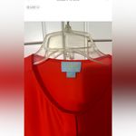 CeCe  by Cynthia Steffe Light Orange Pleat Front Blouse | Size M Photo 1