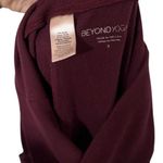 Beyond Yoga Cozy Knit Fleece Burgundy Foldover Joggers Sweatpants Photo 7