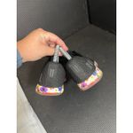 Nobull  Black Daisy Floral Trainer Low Top Sneakers Lifting Shoes Women's Sz 7 Photo 5