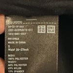 Uniqlo Women's  Navy A-Line Mid Pockets Elastic Waist Skirt Size Small EUC #0429 Photo 1