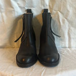 Acne Studios Acne ‘Pistol’ EUC Black Leather Heel Ankle Boot 37/7 Photo 2