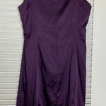 Calvin Klein 12 purple satin secretary dress Photo 1