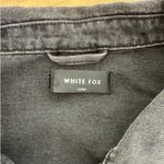 White Fox Boutique  - Love You Again Cropped Denim Jacket in Faded Black / Gray Photo 2