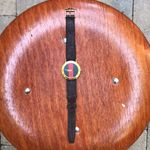 Gucci Unisex  3000M Iconic Wristwatch Gold Plated Orig Lizard Strap. NEW BATTERY! Photo 4