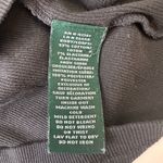 Ralph Lauren Lauren  Black Long Sleeve Top Ribbed Knit Zipper ShoulderWomen Small Photo 5