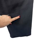 Eloquii Washed Black Straight Jeans Stretch Distressed Busted Knee Plus Size 24 Photo 7