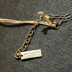 Saint Laurent  Short Rectangular Chain Necklace in Metal Photo 4