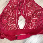 Victoria's Secret red lace bralette US S Photo 4