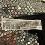 ZARA  Silver Draped Sequin Mini Dress – Size Small – NWT Photo 6